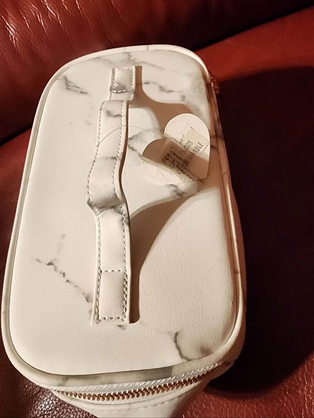 Zippered Train Case Style Makeup Case NWT